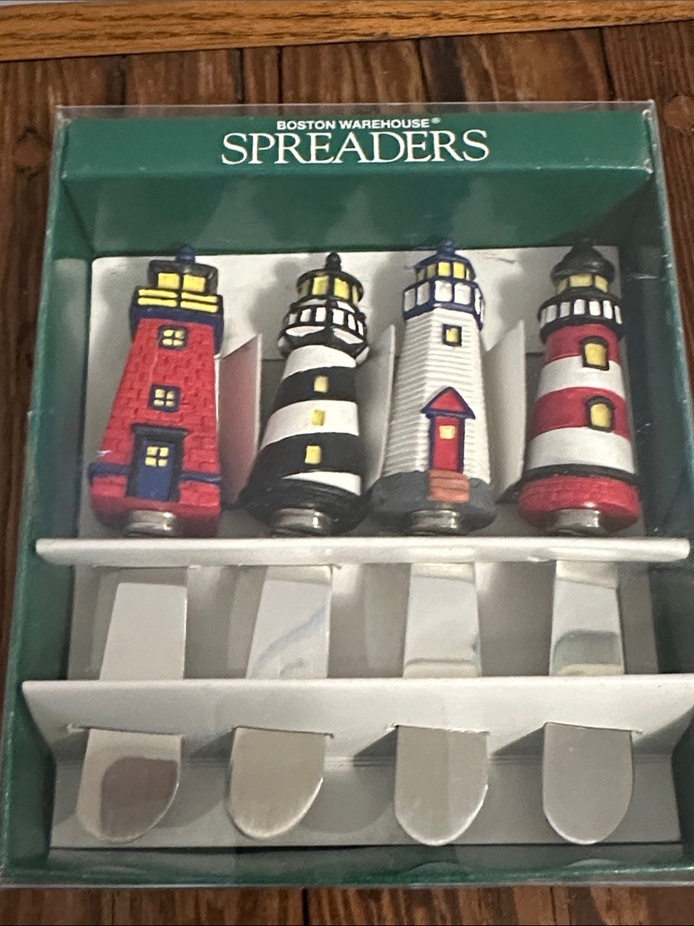 Boston Warehouse Lighthouse Spreaders - Red, Black, White, Yellow, Blue